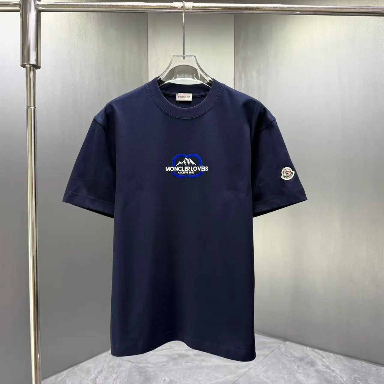 MONCL* * 2026 New Arrival T logo + ：Black White Dark Blue Sizes：S M L XL XXL